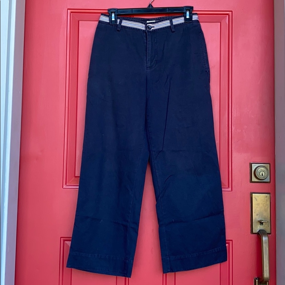 Gap retro cut Navy cropped pant